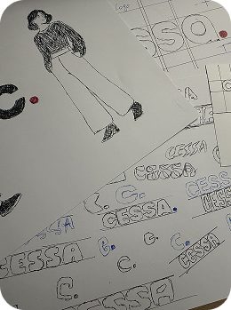 Early logo and wordmark variations
